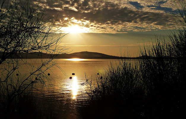 Der 1. Sonnenuntergang bei Pirovac