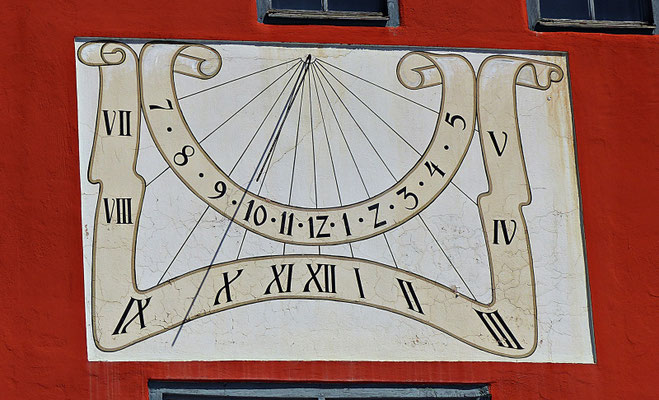 Sonnenuhr in Bayern