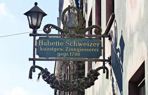 Nasenschild in Dießen am Ammersee