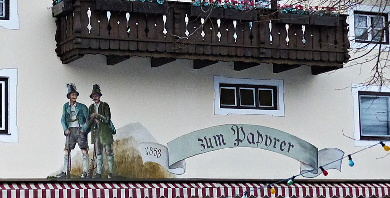 Lüftlmalerei in Lenggries