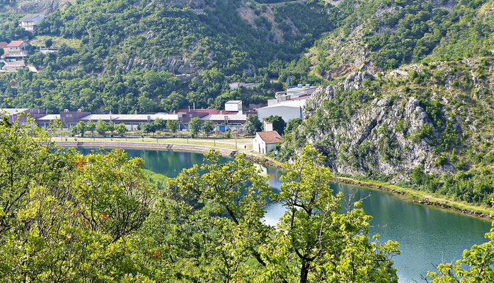 Die Zrmanja bei Obrovac