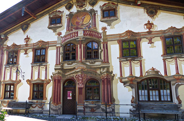 Lüftlmalerei in Oberammergau