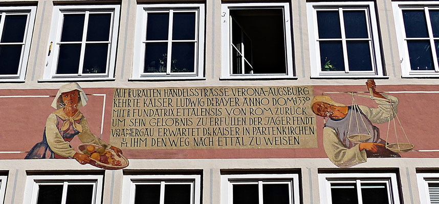 Lüftlmalerei aus Partenkirchen