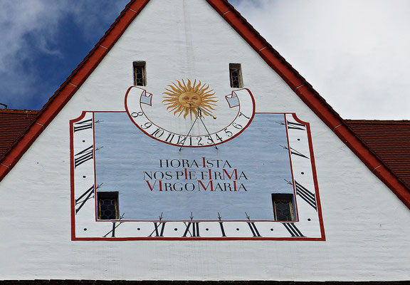 Sonnenuhr in Landsberg am Lech