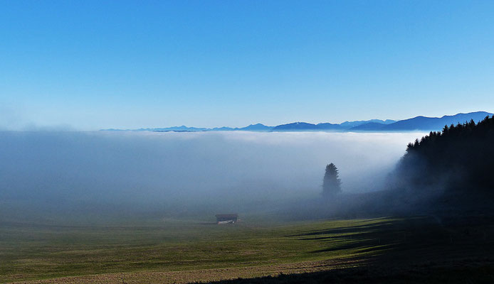 Inversionswetterlage beim Auerberg