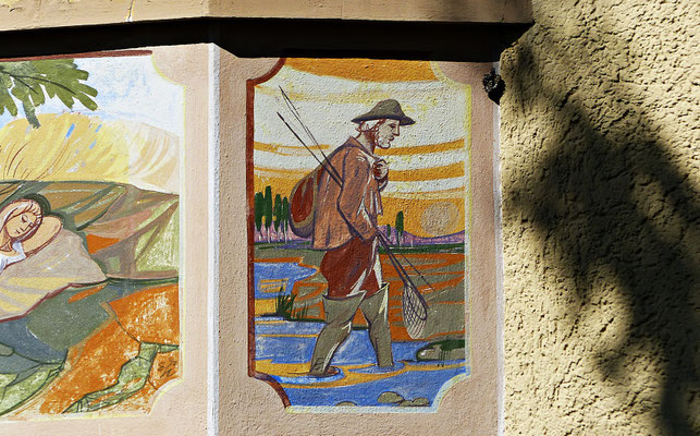 Lüftelmalerei in Reutte in Tirol