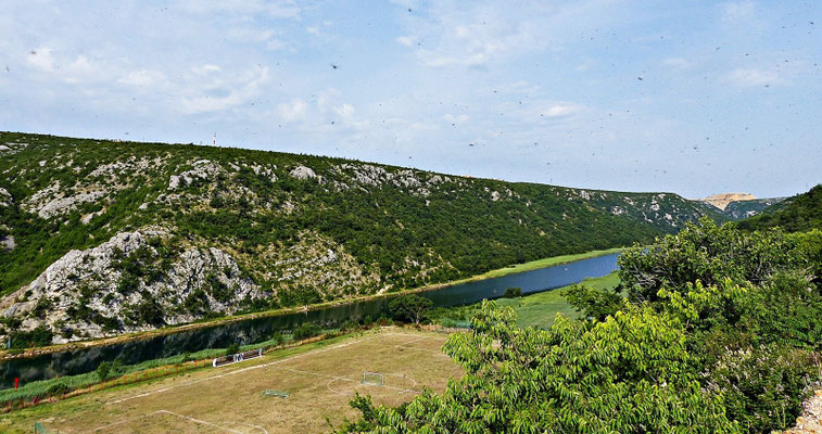Die Zrmanja bei Obrovac