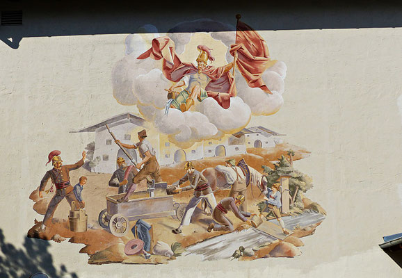 Lüftlmalereien von der Familie Pfeffer