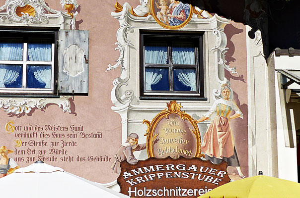Lüftlmalerei in Oberammergau