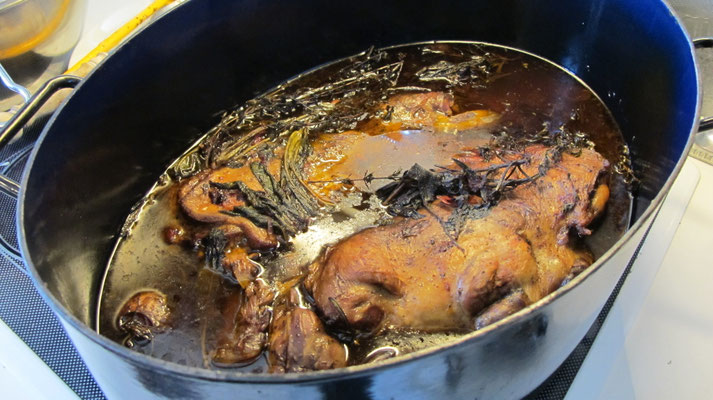 Lammbraten mit Würzel