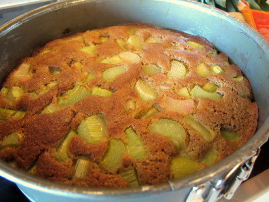 Paleo Rhabarberkuchen
