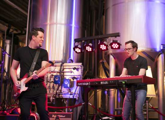 Peter und Keyboarder Stefan Rebelski