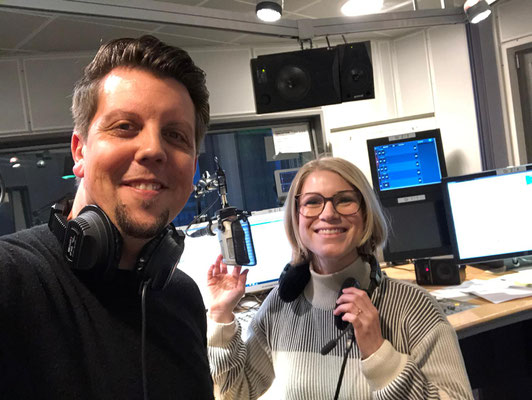 Im NDR1 Studio zu Gast bei Jessica Schlage