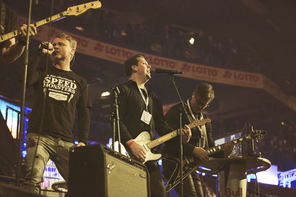 Live beim Jump & Race in der der Sparkassen Arena Kiel