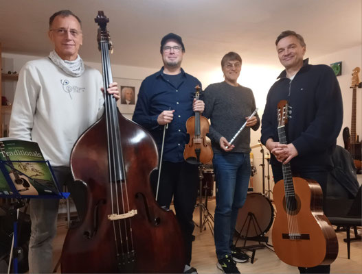 von links nach rechts: Joachim, Christian, Oliver, Robert
