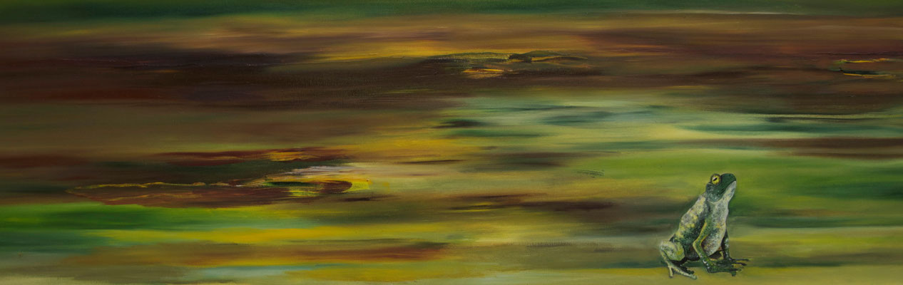  ~ Kröte  ----- 40 x 80 cm oil/canvas