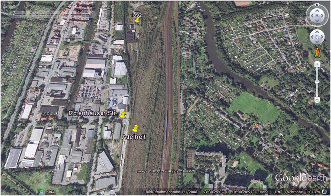 C by google earth