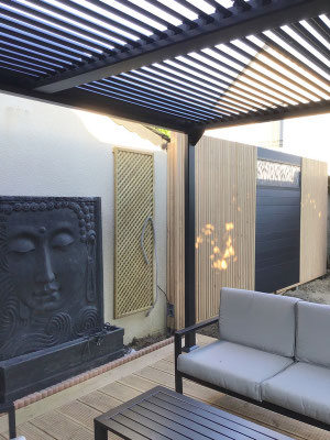 Claustra en carrelés douglas Mr MARCHAND