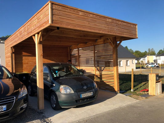 CarPort - Bardage et Claire-voie