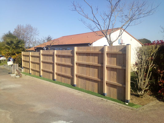 Cloture Type N° 1 planches même longueurs