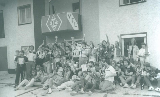 Gruppenbild auf der Borussen-Ranch.