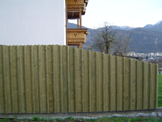 Zaun schräg