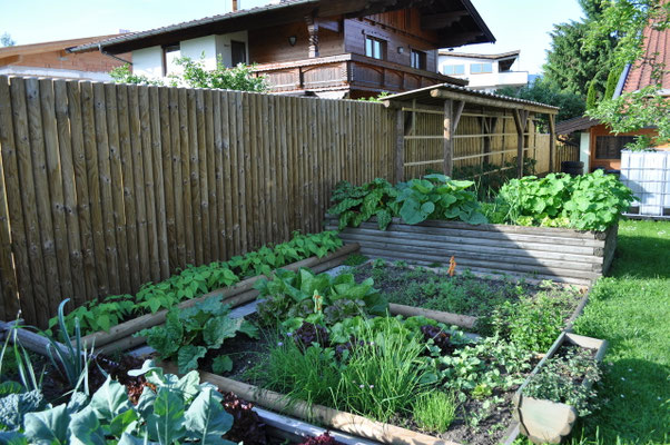Beete aus Holz