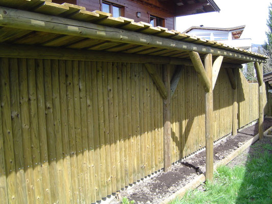Gartengestaltung mit Holz