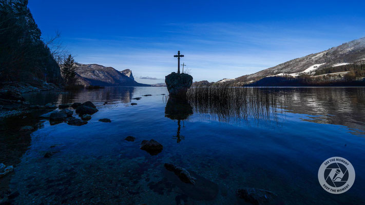 Mondsee am Wintermorgen