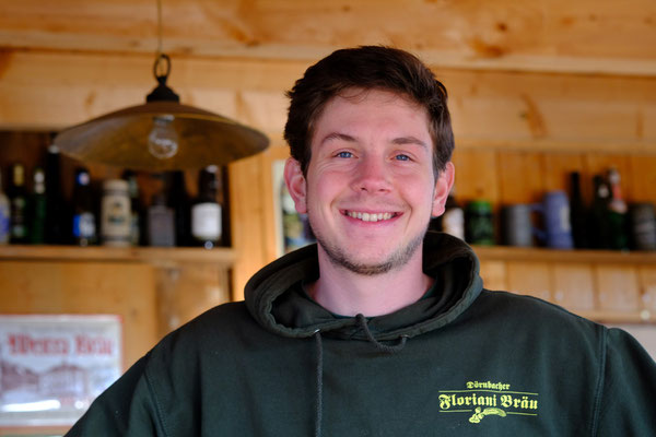Der Nachwuchsbraumeister im Florianibräu