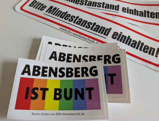 Aufkleber. Für nahezu jeden Zweck geeignet