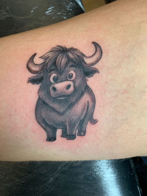 Kleines Cartoon-Tattoo – Walk-In Beispiel