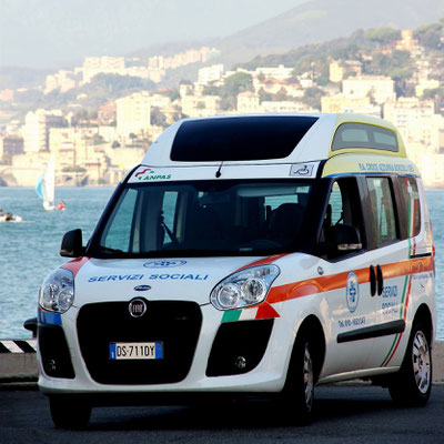 Borzoli 11 - Fiat Doblò II generazione - Unità Servizi Sociali su allestimento Aricar