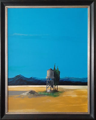 End of the road; Acryl auf Leinwand, 80x100, 2024, 1500,-