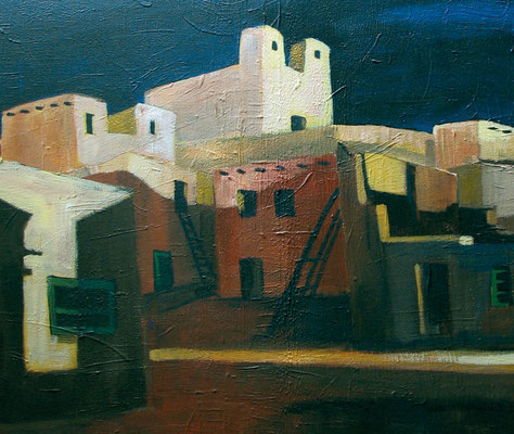 Acoma NM; 70x50, Acryl auf Leinwand, 750,-