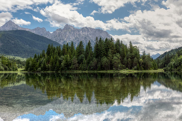 Isarstausee bei Krün