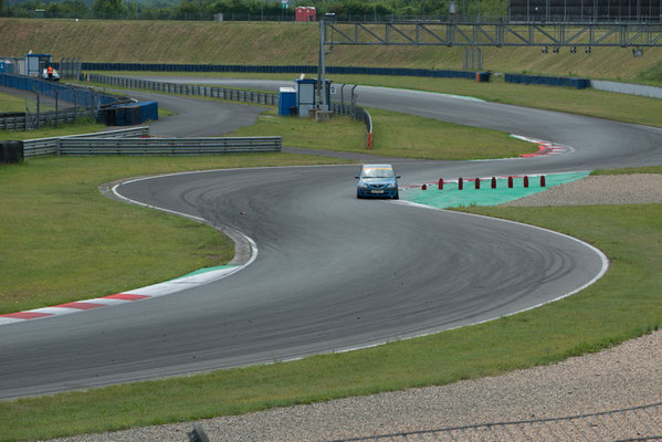 Schikane in der Motorsportarena Oschersleben Dennis Bröker am Limit