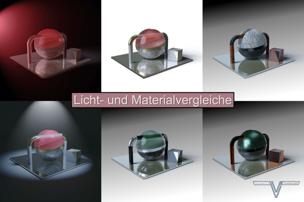 Vergleich Licht und Mat