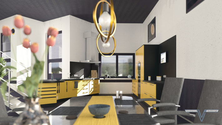 Loft Küche