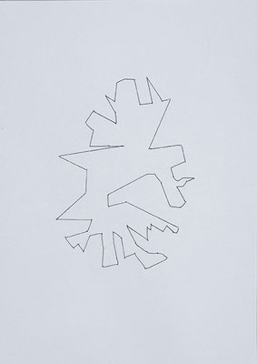 Beate Gärtner | Dortmund | 2012 | paper_ thread | 21x29,7cm | Foto@Bracht Fotografie