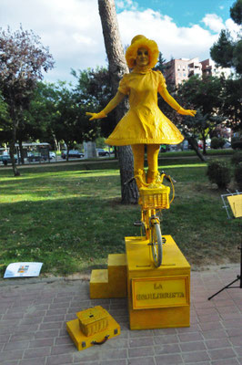 Estatuas vivientes, eventos, espectáculo