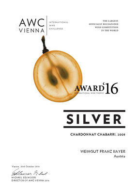 AWC Silver Silber Weingut Franz Bayer Königsbrunn am Wagram Niederösterreich Austrian Wine