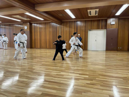 A君が型稽古に初トライ！