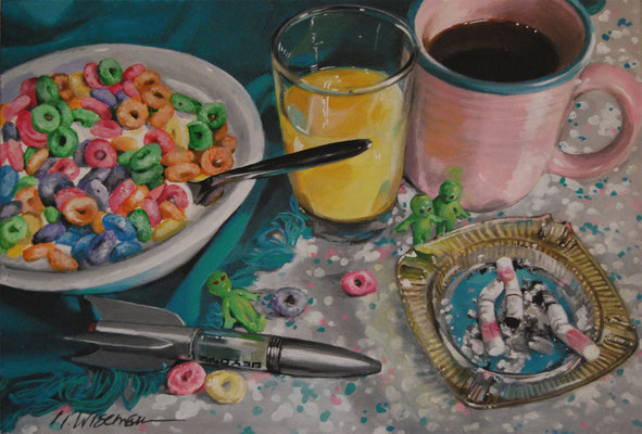 PART OF A WELL BALANCED BREAKFAST  By Natalie Wiseman   $650