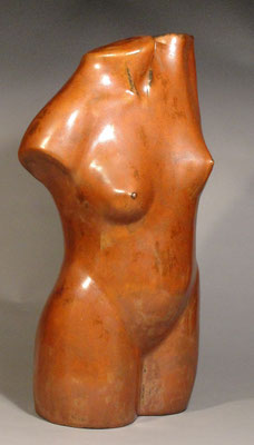 Copper Maiden, by Eric Bosch, Cermaic 16.5 x 9 x 6  $250