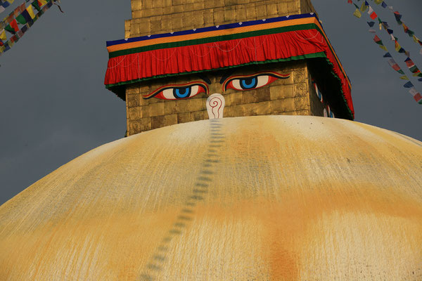 Stupa-Boudnath-Abendsonne-F080