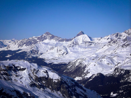 Piz Mitgel und Corn da Tinizong