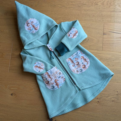 Seepferdchen, Größe 98, 100% Baumwollfleece, 44 Euro