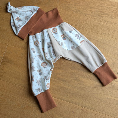 Buddies mit beige, Größe 2, Mütze zzgl. 10€