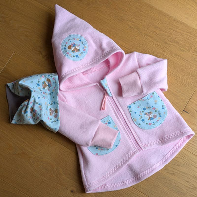 Liese und Lotte, Gr. 80, 100% Baumwollfleece, 38 Euro, Loop zzgl. 10 Euro